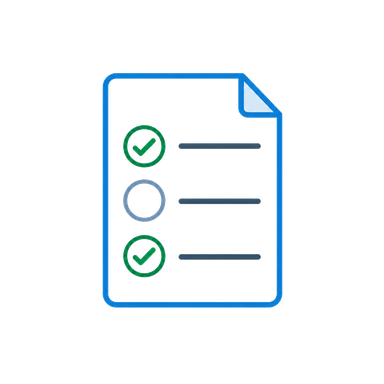 Fragen beantworten — Checkliste