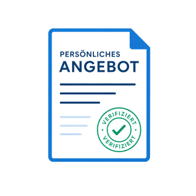 Persönliches Angebot — bestätigtes Dokument