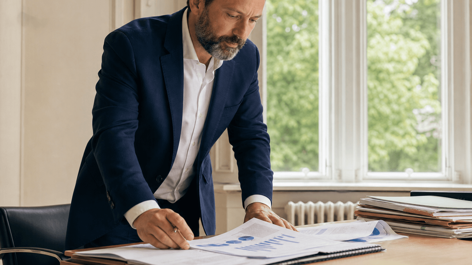 Team in gemeinsamer Arbeit am Bildschirm — symbolisch für Qualitätssicherung, Due Diligence und kontinuierliches Reporting.